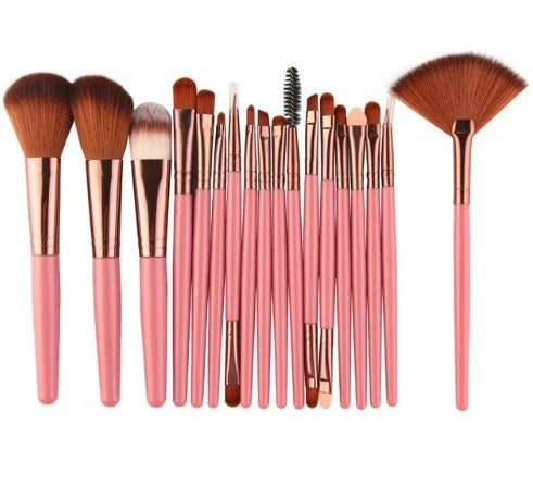 Maange 18Pcs Makeup Brush Set ✨ Fan Brush | Pro Tools | Hot eBay Seller 🔥
